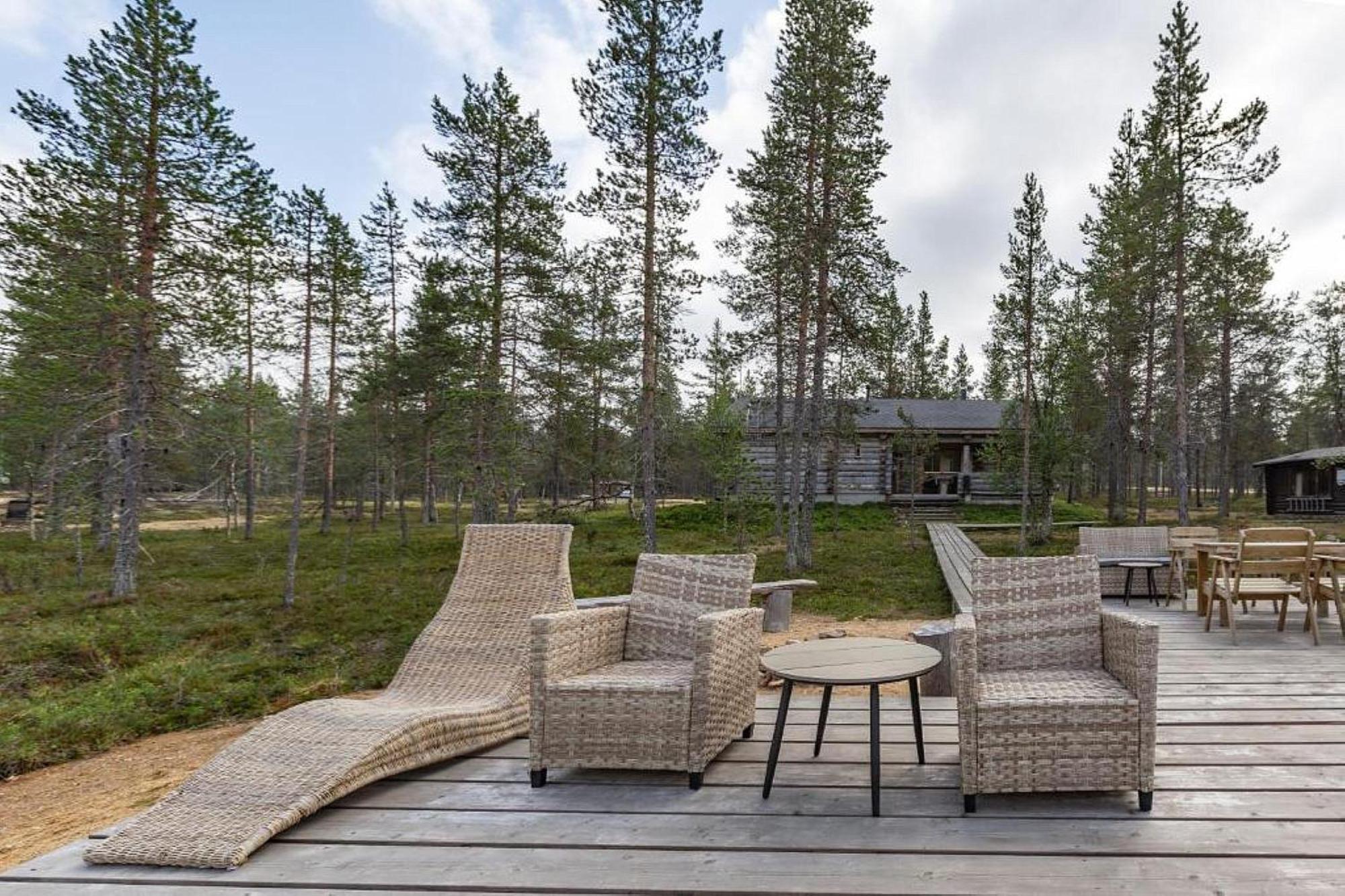 Kuukkeli Log Houses Villa Aurora "Pupula" Saariselka Exterior photo